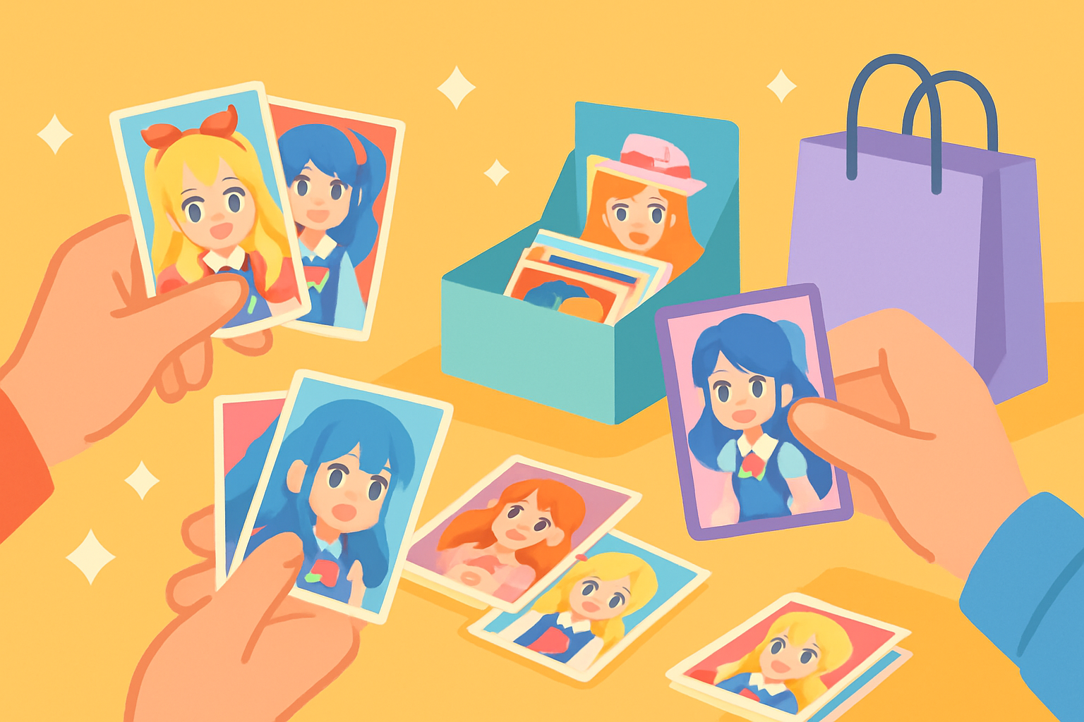 「アイカツ!」全11種ステッカーは選べない、アニメイトフェアが生んだ交換の輪