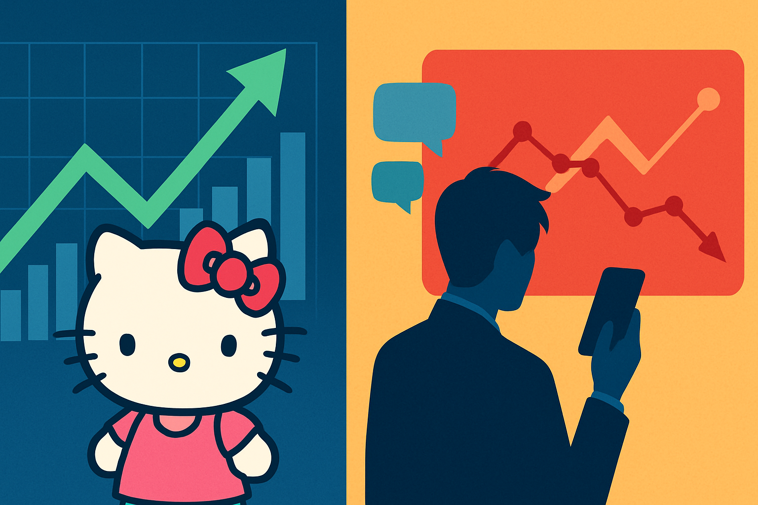 「同じニュースなのにサンリオの方が強い」&mdash;&mdash;GENDA&times;サンリオ提携、株価が分けた明暗の理由