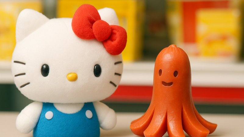 ハローキティが「たこさんウィンナー」になった日——セブン限定サンリオコラボ、ランダム販売が生んだ交換の輪