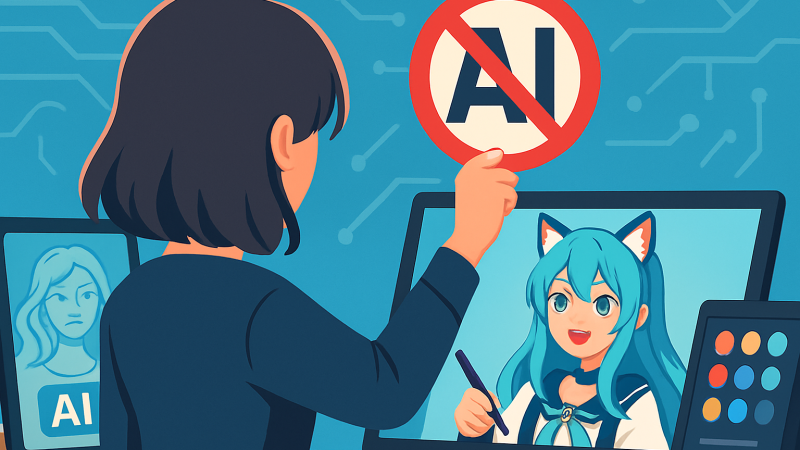 「AI利用禁止です」——1枚のイラストがVTuberになるアプリに、絵師が声を上げた理由