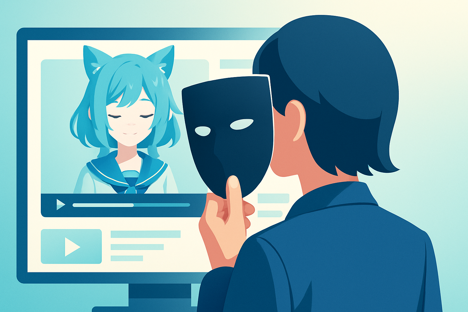 「あえて隠す」が武器になる——VTuberサムネ講師が説く、見せすぎないほうが伝わる理由