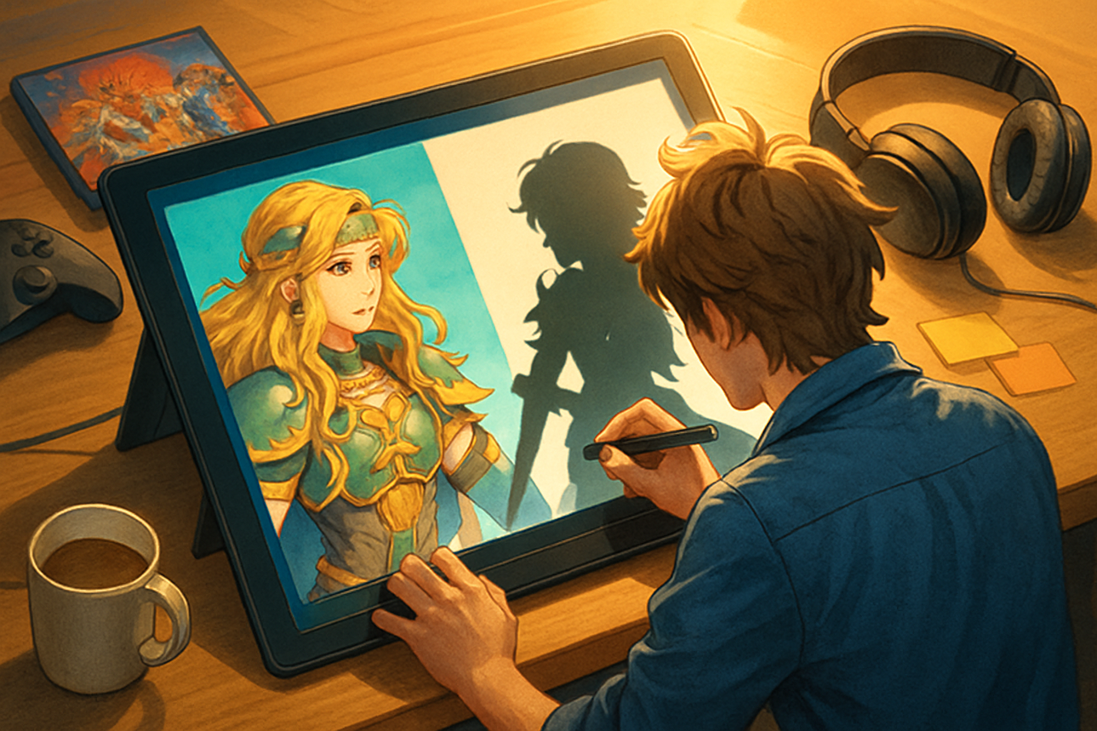 「寝れずにずっと描いてた」――ロマサガ3リメイク声優発表、ロビンだけ見るたびCVが違う理由