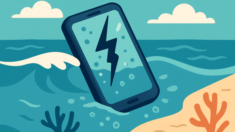 「防水スマホって、海はダメなのね」——素潜り3mで壊れたスマホ、”防水”規格が守れなかった一線