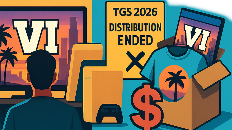 「許すマジ」TGSのGTA6グッズが転売の的に、整理券も開場5分で配布終了
