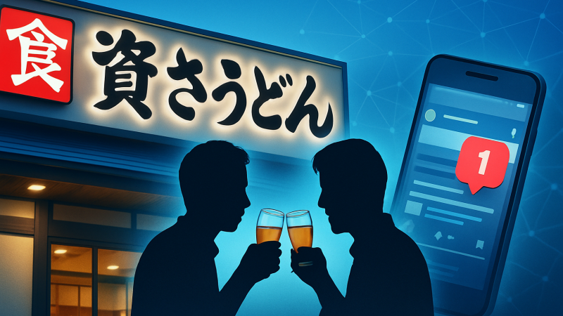 「店内での配慮不足の行動」と資さんうどん公式が釈明、乾杯動画はなぜ伝わりにくかったのか