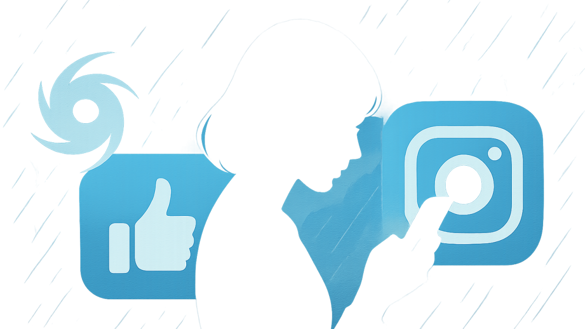 「台風のせいじゃないと思うけど」——Facebook・Instagram同時ダウン、ロゴ画面で止まった朝の正体