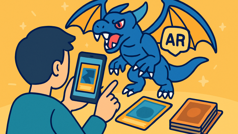 物理カードを並べるとモンスターが3D召喚——「AR遊戯王」動画、実はSnap公式ではなかった