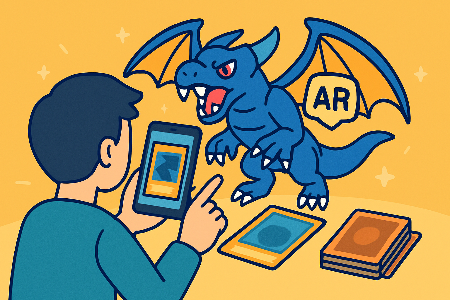 物理カードを並べるとモンスターが3D召喚——「AR遊戯王」動画、実はSnap公式ではなかった