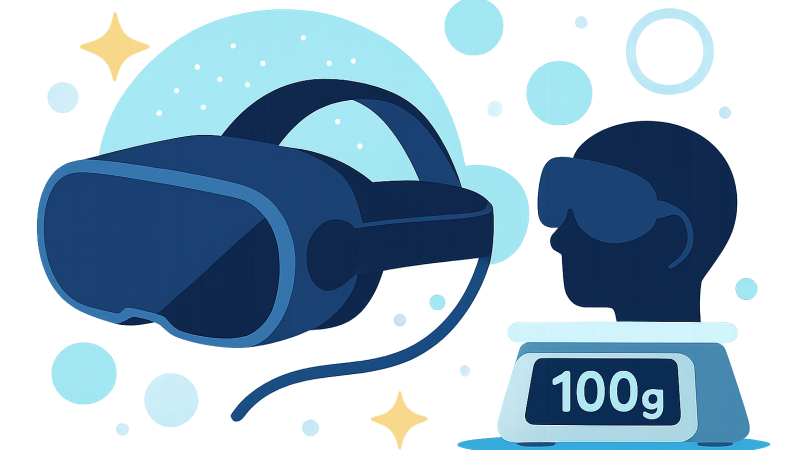 「圧倒的軽量」なのにQuestとほぼ同じ体験ができる――Meta VR Glassesの100gの秘密