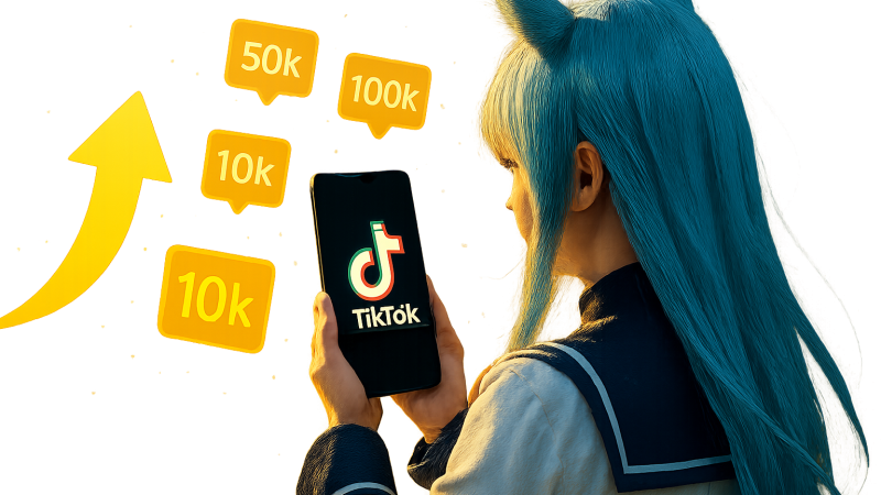 「朝起きたらTikTok久しぶりの万バズ！」コスプレイヤーもちゃの「ジャンプお茶子」、いいねだけで万超えとの声