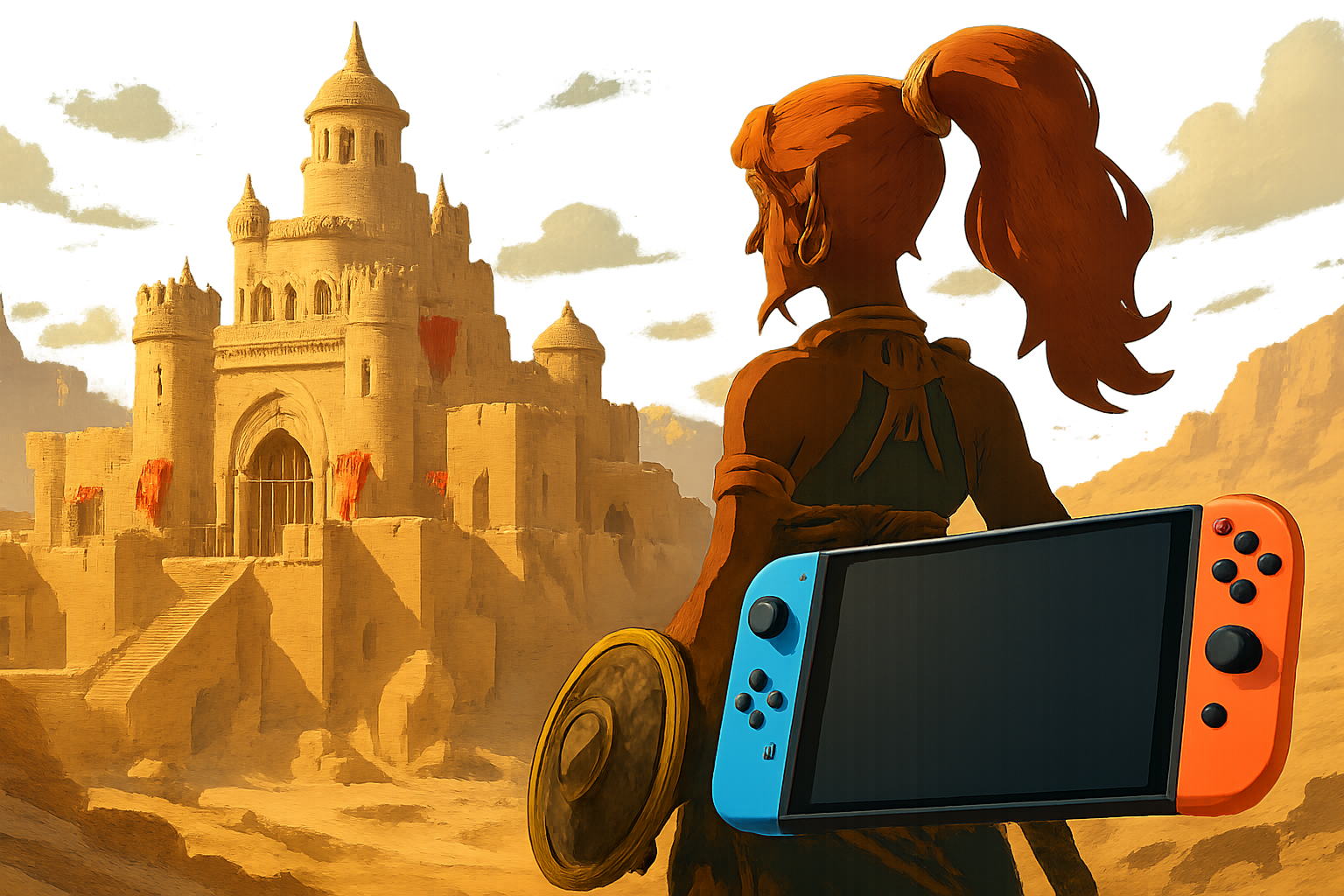 「女性ばかりのゲルド族が暮らす砦」、即完売は本体だけ――Switch2版『時のオカリナ』新映像