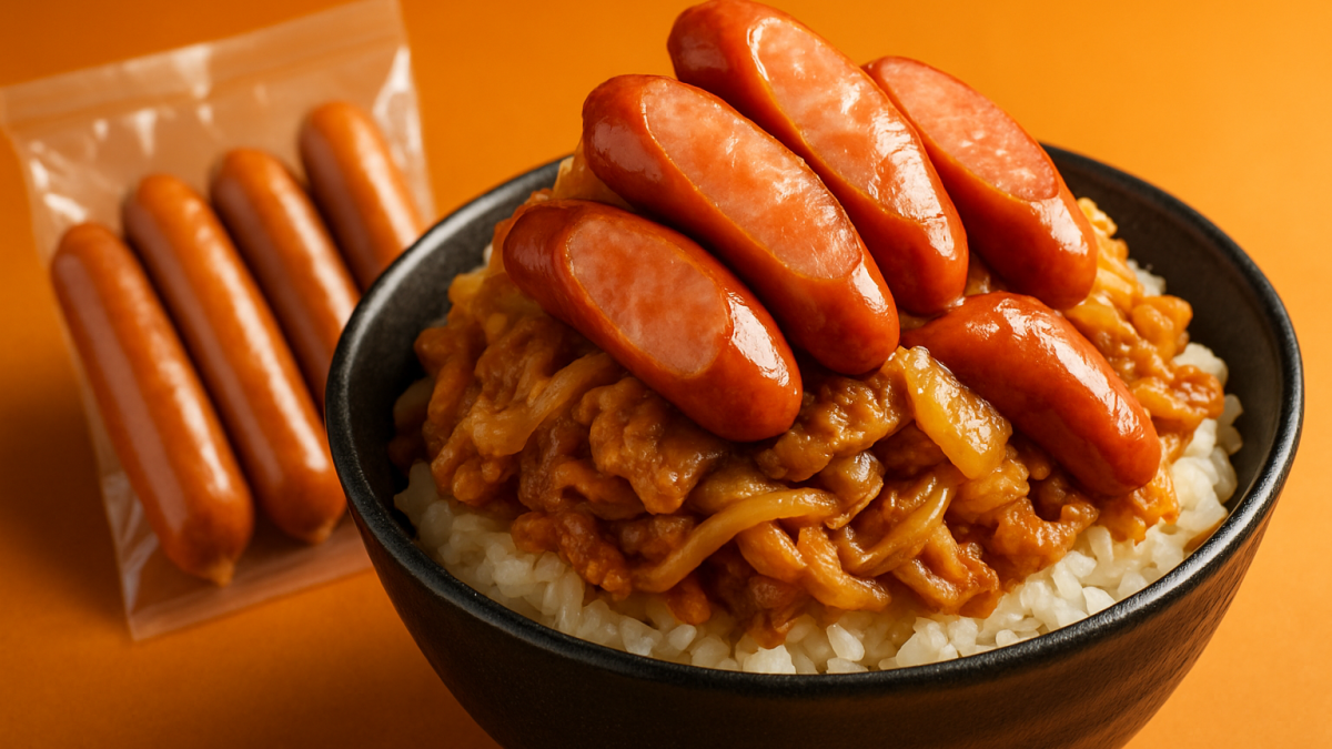 シャウエッセン夜味、10月1日から再発売――「超ガッツリ」丼は焼いて白米にのせるだけ