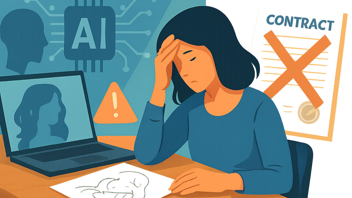 依頼が来なくなった――生成AIの普及でイラストレーターの仕事が激減、企業は契約トラブルを警戒