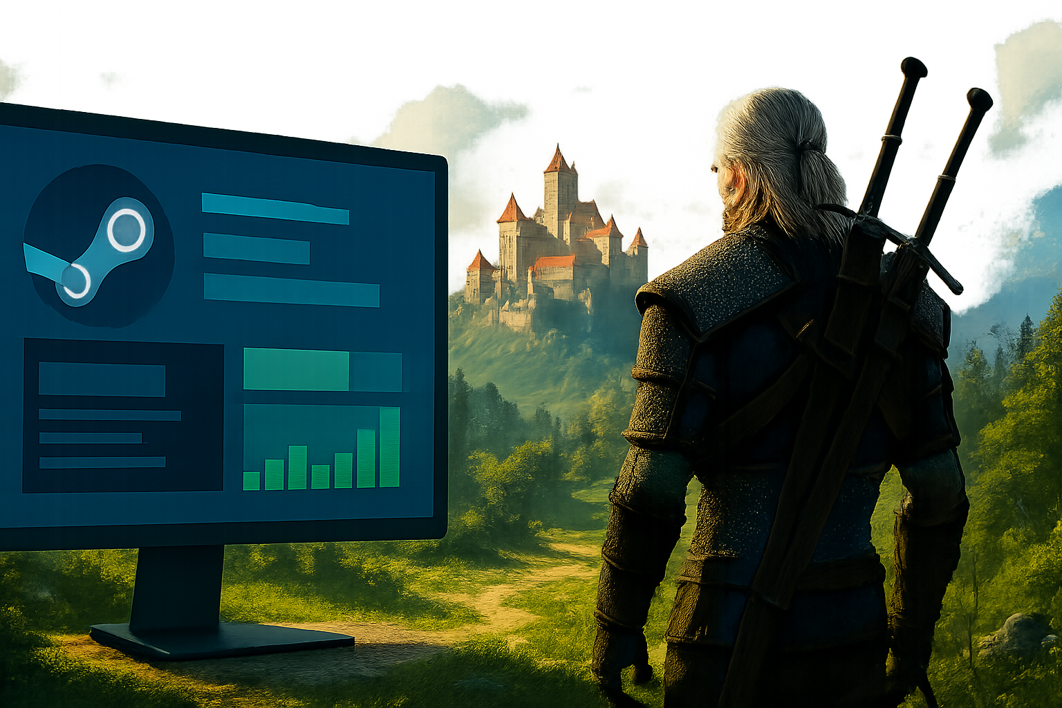 ウィッチャー3リマスター、Steam同接13万7724人で過去最高更新