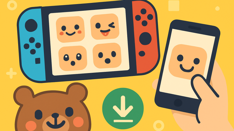 「かおルイージ」「かおピーチ」Switch版が無料配信開始、疲れると眠る仕様も
