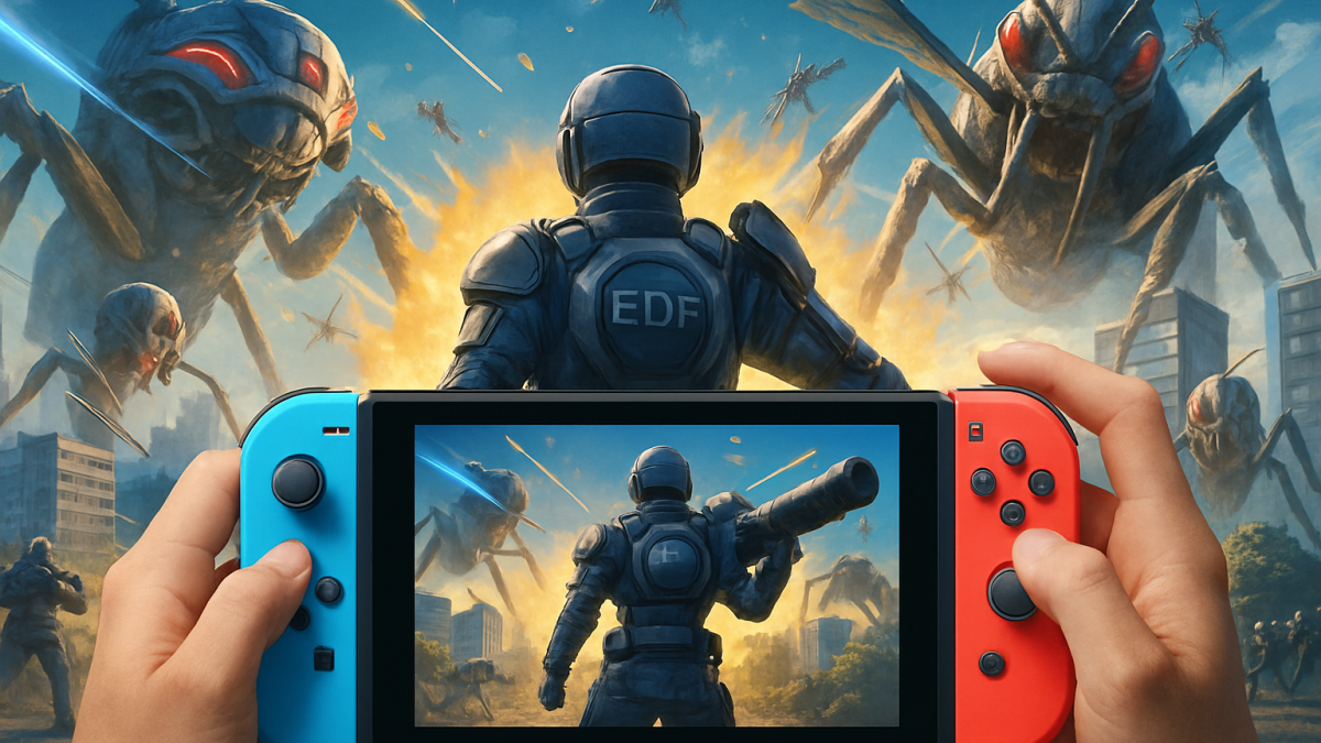 地球防衛軍5 Switch2版が発売、前作200万人の勢いで発売日からサイン会に