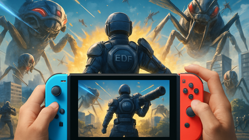 地球防衛軍5 Switch2版が発売、前作200万人の勢いで発売日からサイン会に