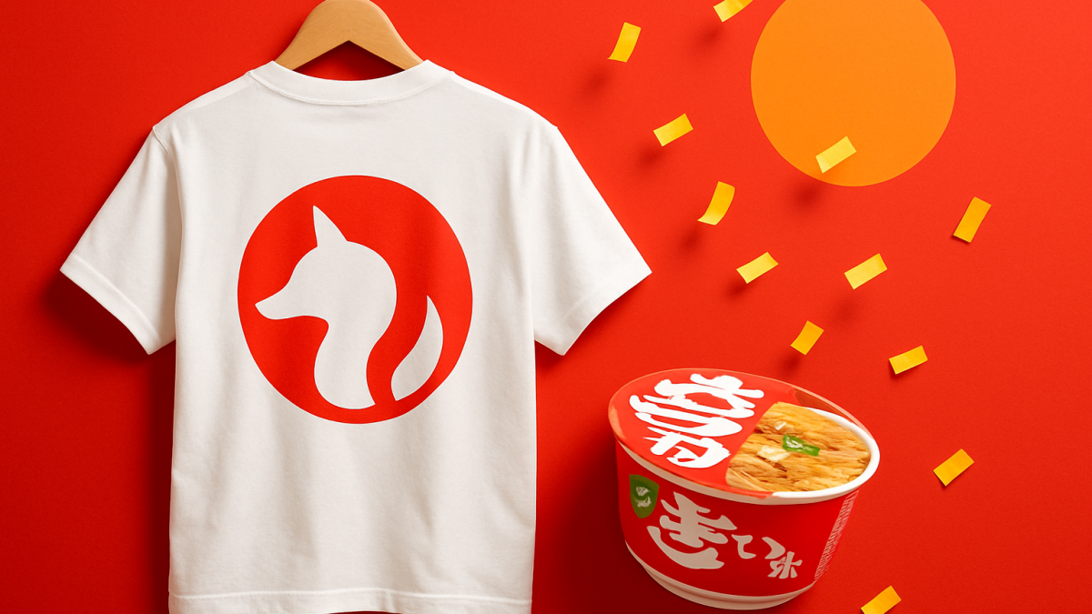 けんた食堂×赤いきつねコラボ、抽選30名に限定Tシャツ――フォロー&引用ポストで応募4,800件に