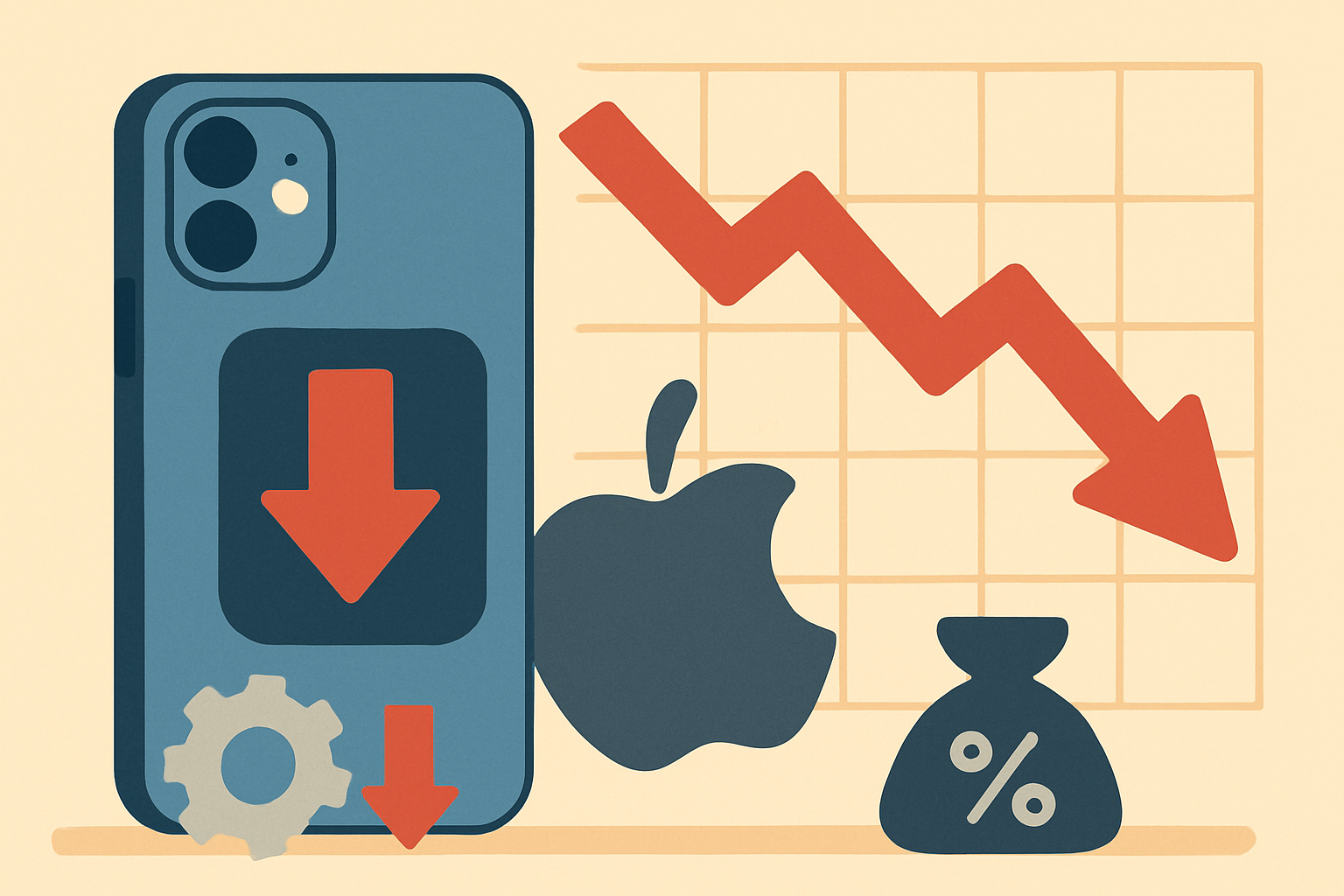 iPhone 18 Pro、部品発注を15%以上削減――需要低迷でApple株も下落