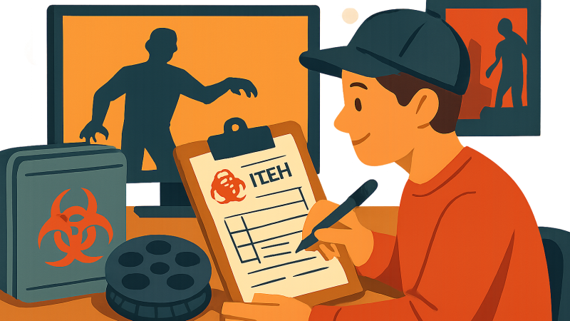 バイオハザード映画、配達伝票をA4用紙で自作する人も――「余白切って折り目再現」