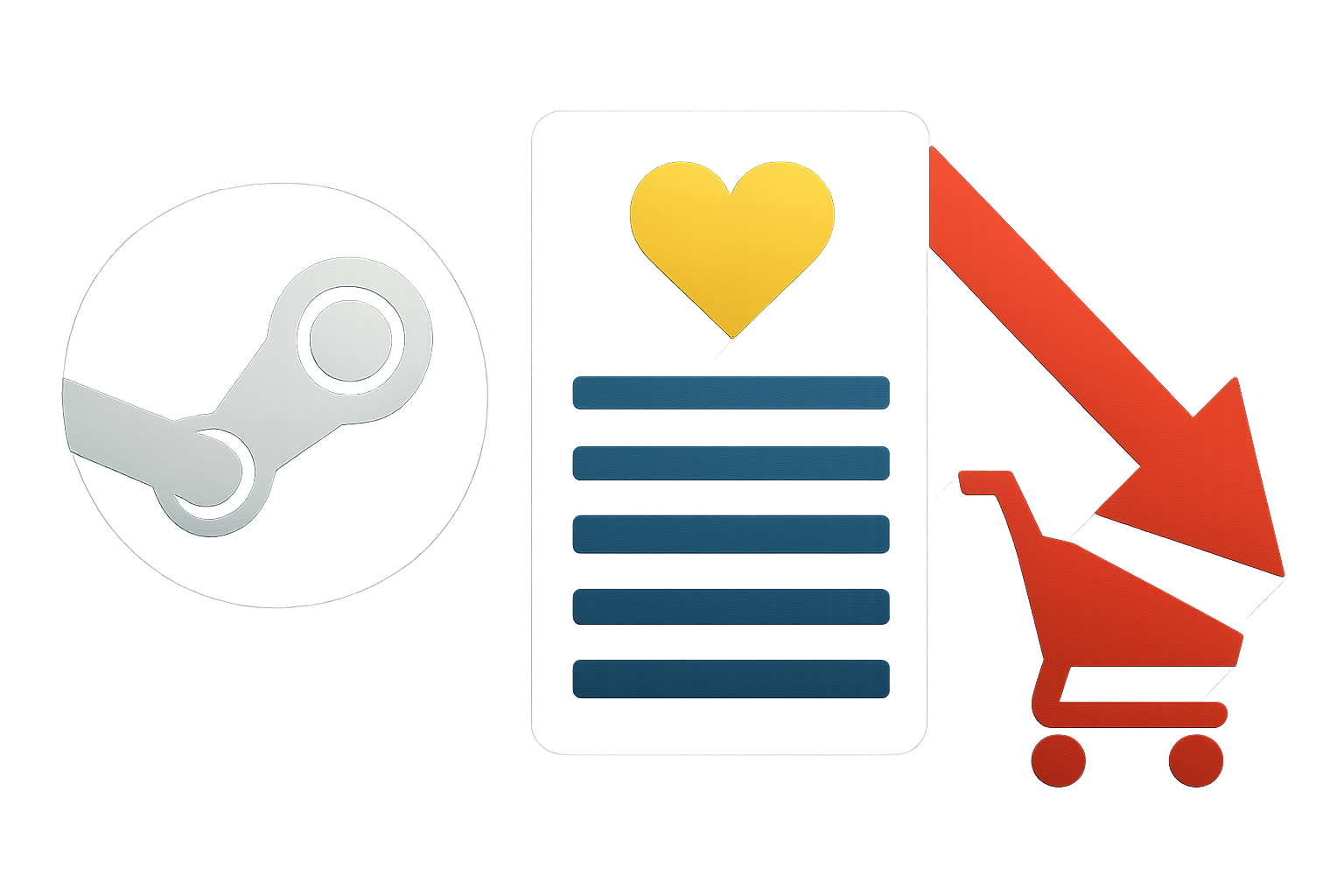 Steamウィッシュリスト、購入率が2年で半減&mdash;&mdash;Valveの仕様変更で「ブックマーク化」進む