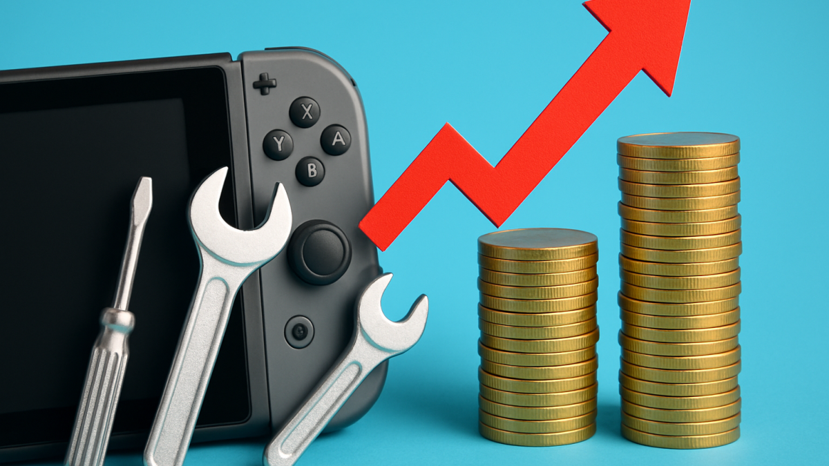Switch2修理が最大9,900円値上げ、CPU基板交換は37,400円に――11月16日到着分から適用