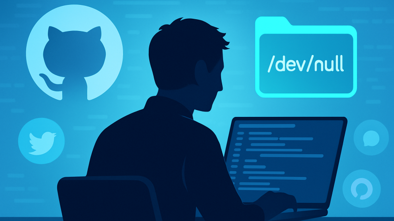 開発者向けSNS「/dev/null」登場、GitHubログインのみ・わずか48時間で開発