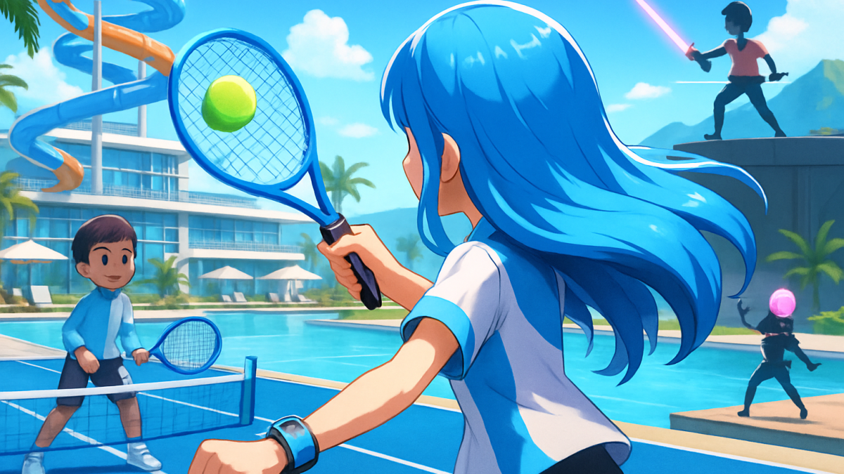 『Switch Sports Resort』発売、博衣こより「楽しすぎた」と反応――新種目に指相撲やスケボーも