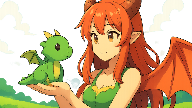 「今年一番面白かったインディーゲーム」決勝開始、予選1位は村人も食べるドラゴン娘の育成ゲーム