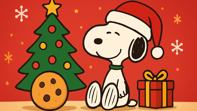 スヌーピーミュージアムの「ハッピー・クリスマス」、新商品の目玉は六本木の老舗喫茶「アマンド」とのクッキー