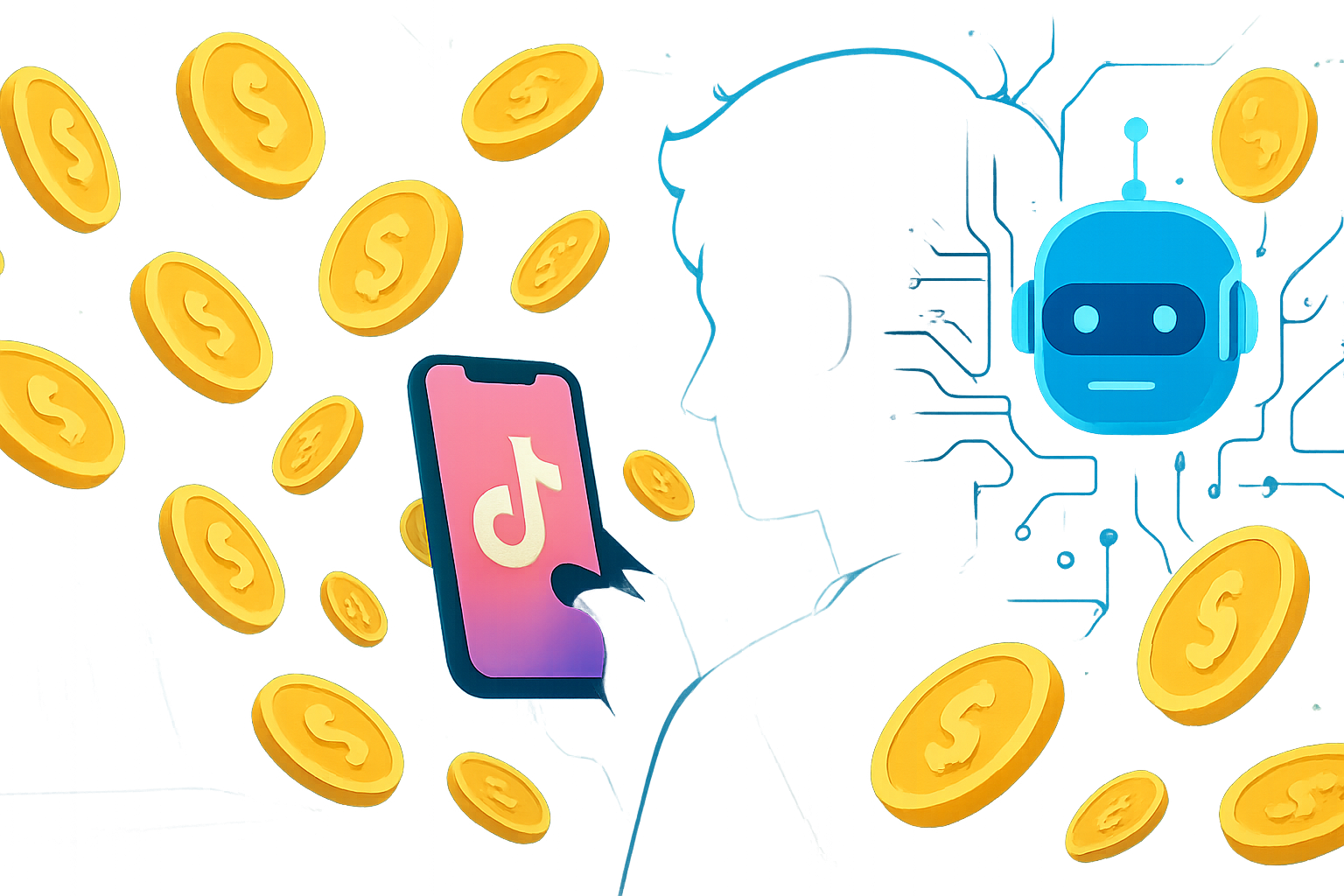 TikTok投げ銭「AIインフルエンサー」で自動化、確認できたのは声の自動応答だけ